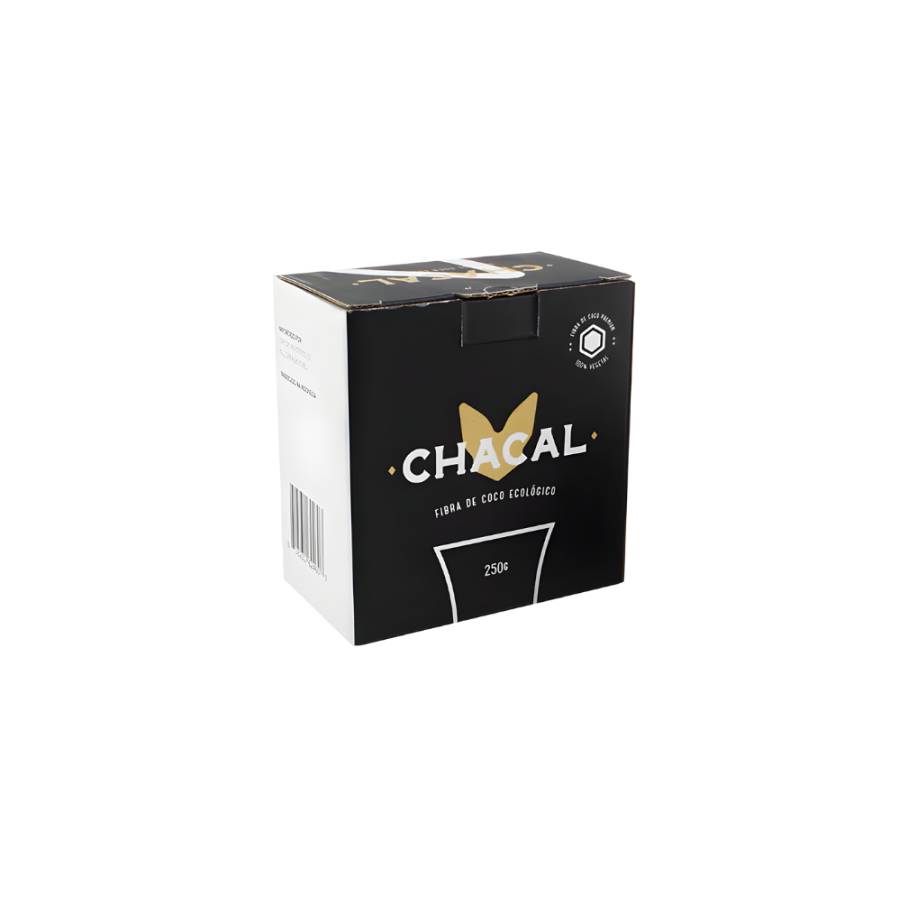 CHACAL CARVÃO 250G - HEXAGONAL
