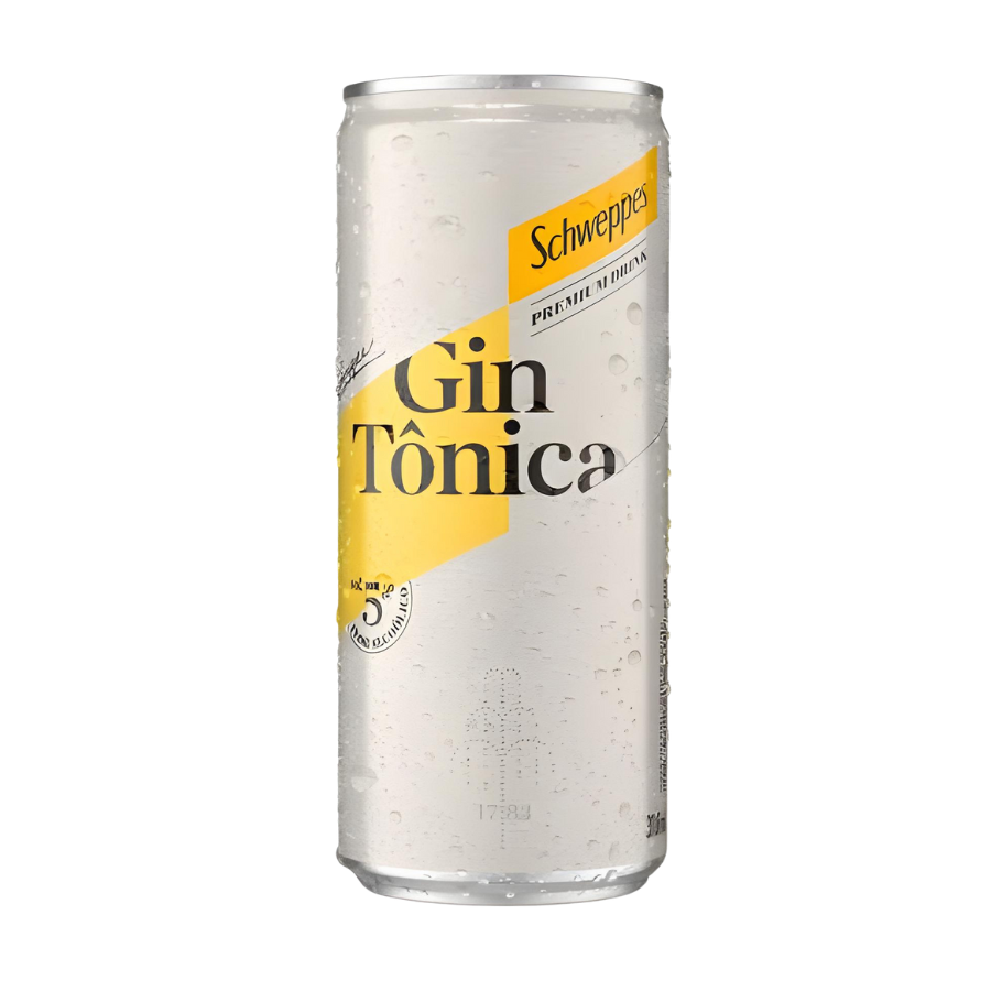 SCHWEPPES LATA 330ML - GIN TÔNICA