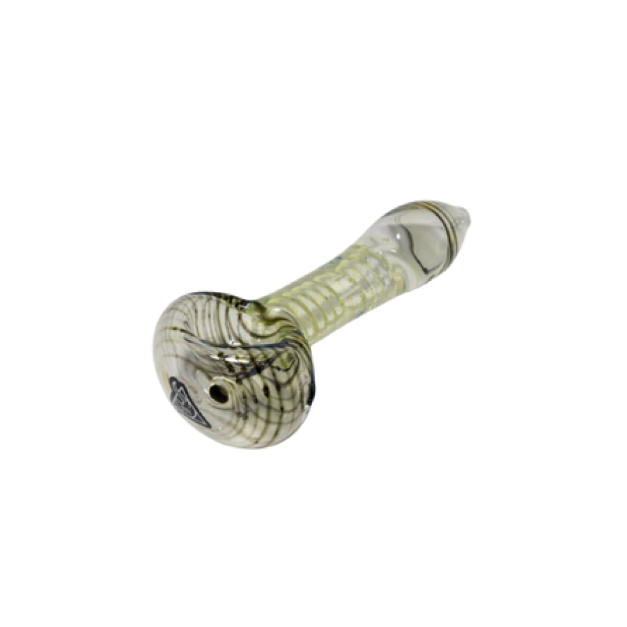 SQUADAFUM GLASS PIPE SPOON OUTSIDE - PRETO