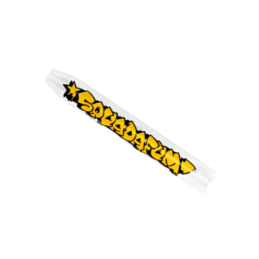 SQUADAFUM PITEIRA DE VIDRO - AMARELO 8MM