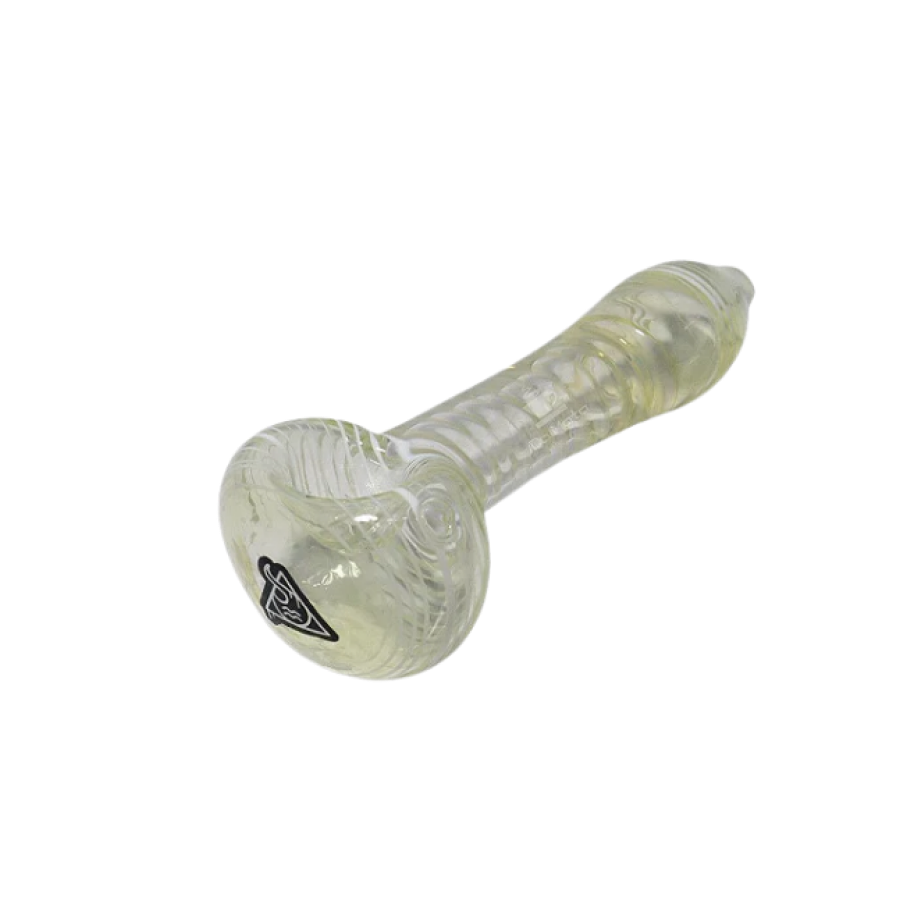 SQUADAFUM GLASS PIPE SPOON OUTSIDE - BRANCO