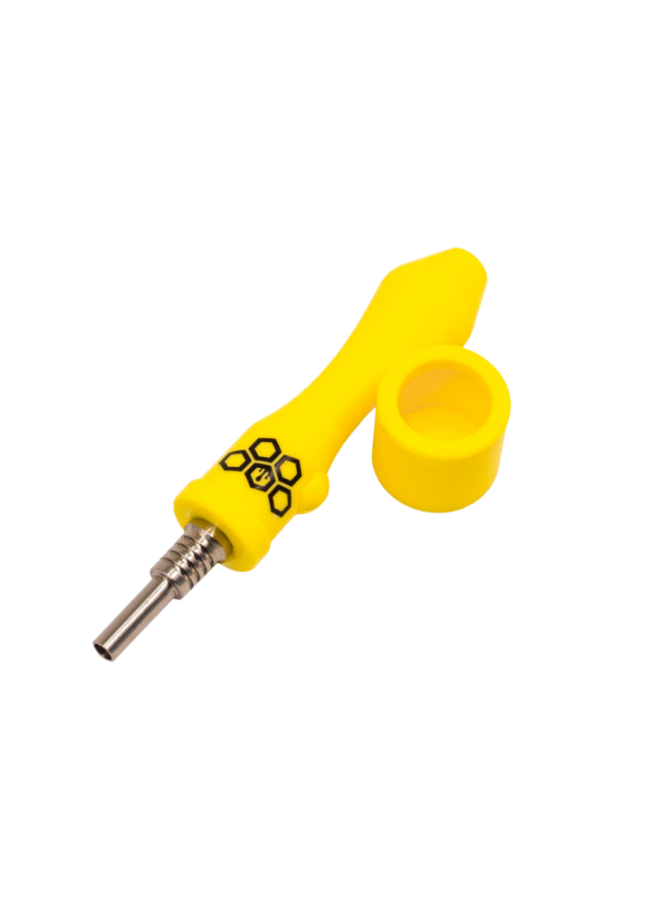 CULTURA DAB MINI COLETOR DE NÉCTAR DE SILICONE - AMARELO