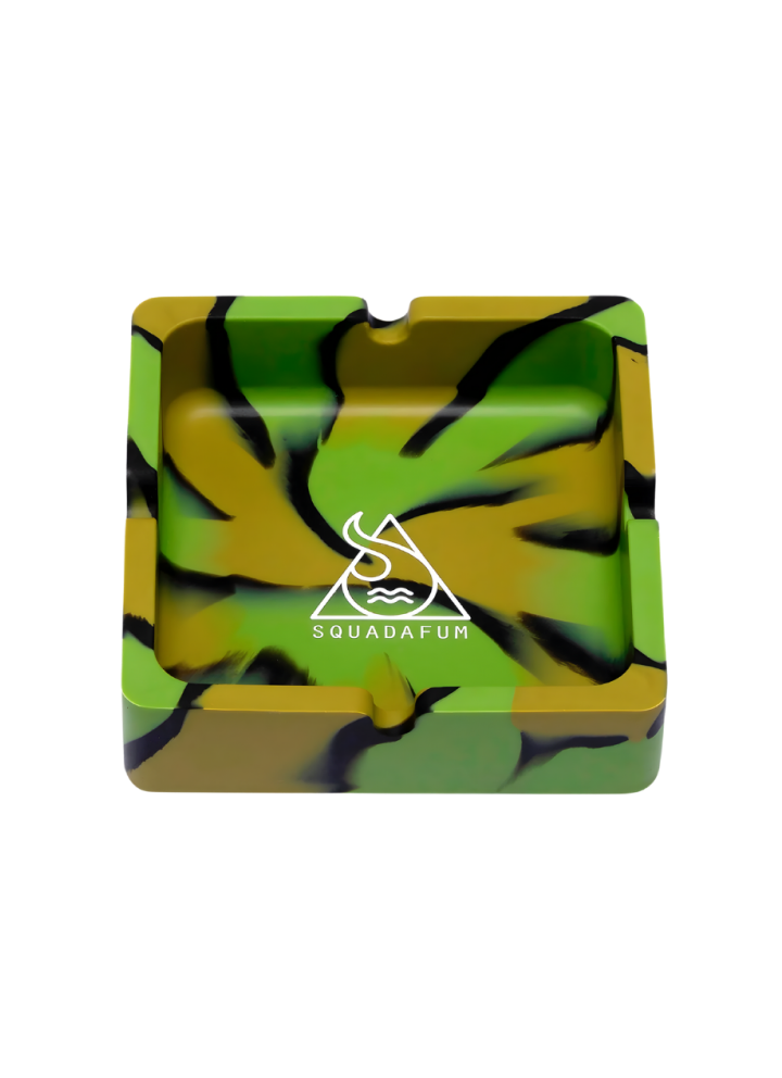 SQUADAFUM CINZEIRO SILICONE QUADRADO - MIX MUSGO PRETO E VERDE