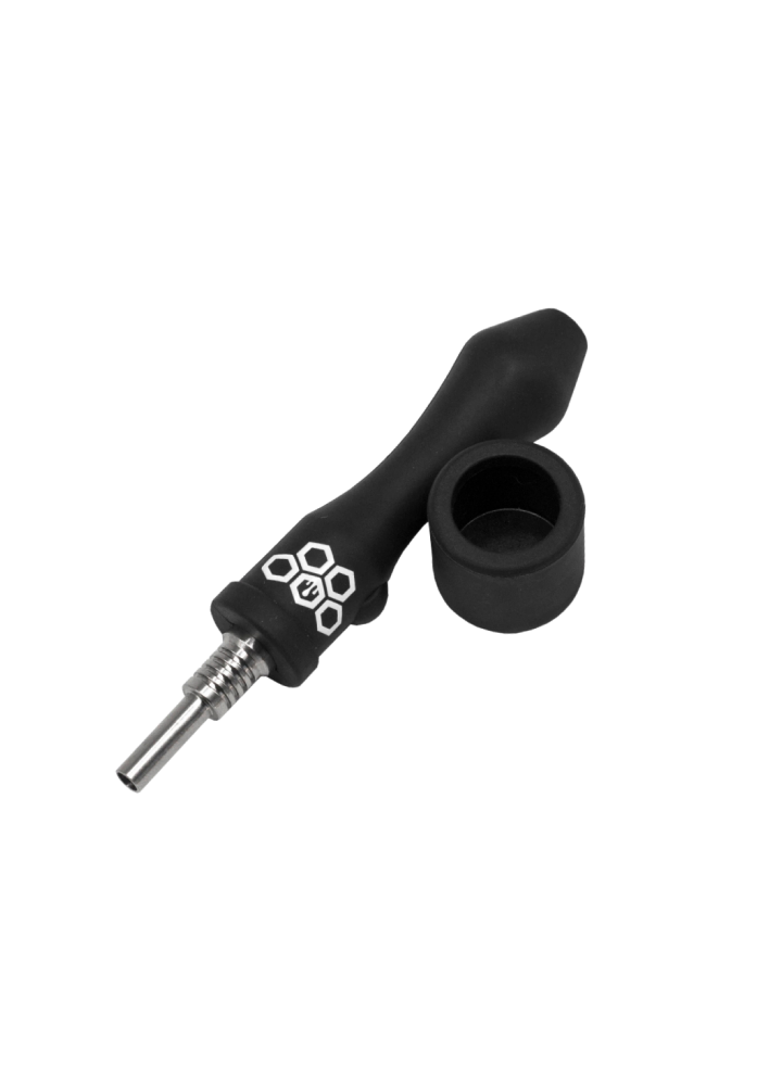 CULTURA DAB MINI COLETOR DE NÉCTAR DE SILICONE - PRETO