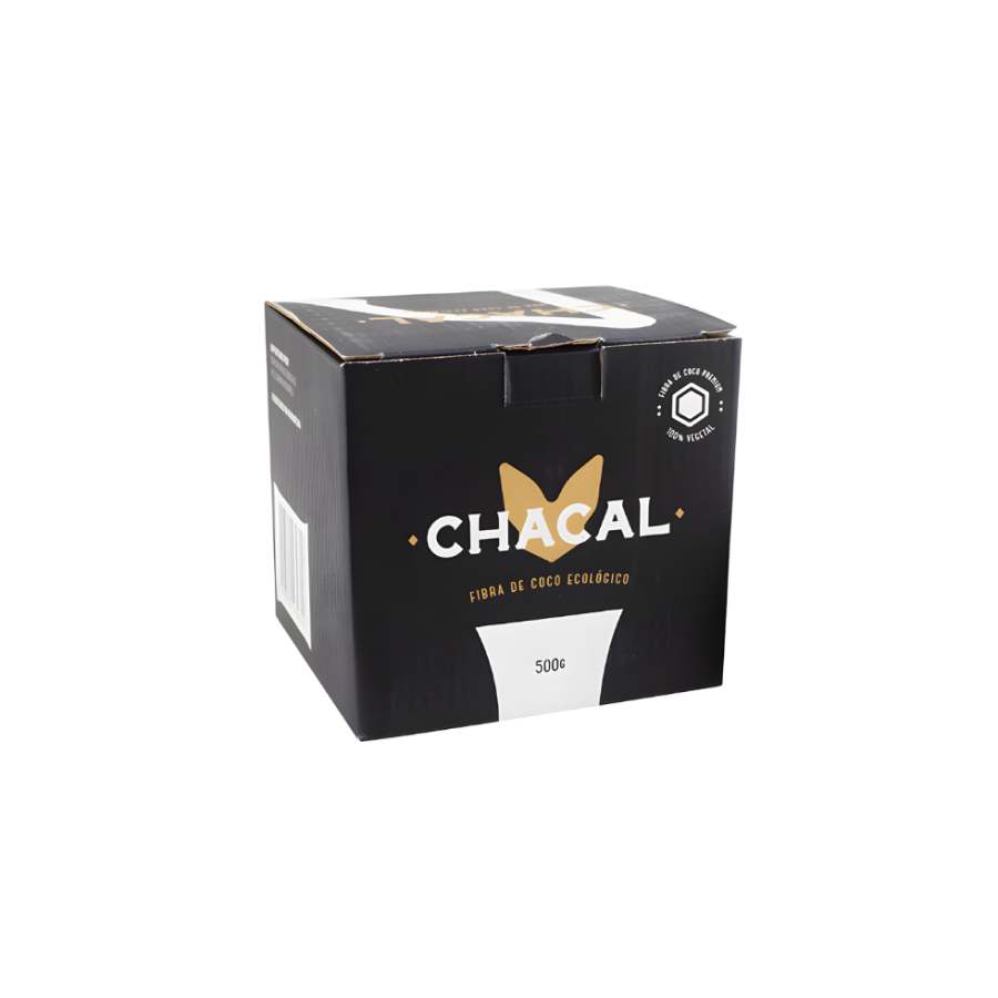 CHACAL CARVÃO 500G  - HEXAGONAL