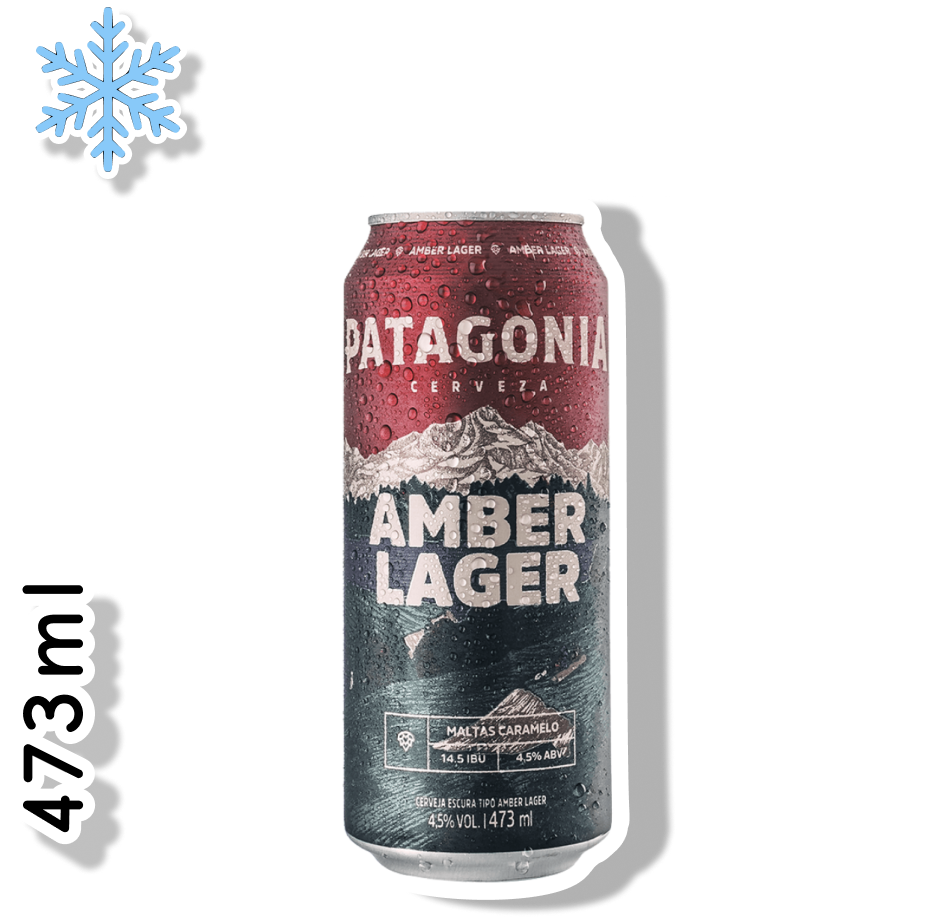 PATAGÔNIA LATA 473ML - AMBER LAGER