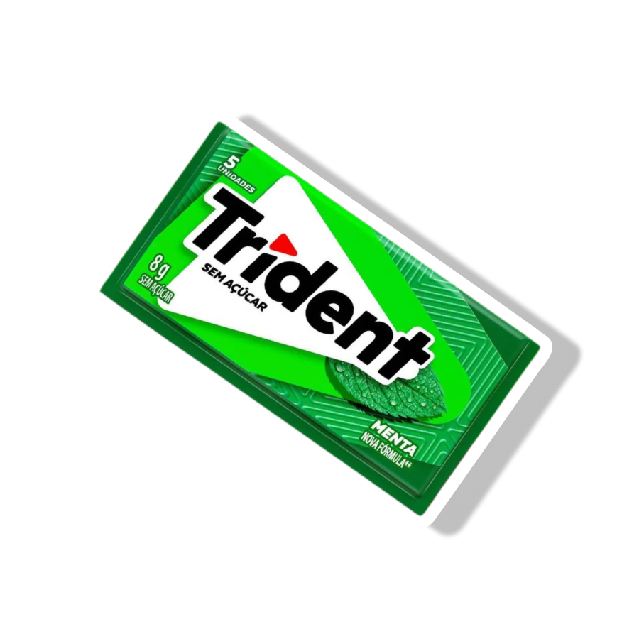 TRIDENT CHICLETE 8G - MENTA
