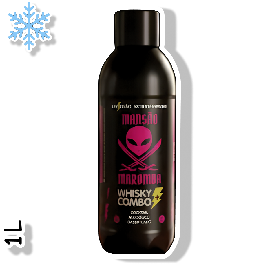 MANSÃO MAROMBA WHISKY COMBO 1L - SABOR ENERGÉTICO