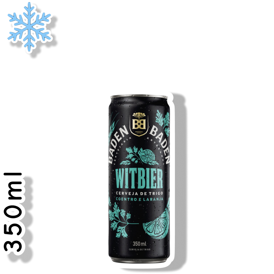 BADEN BADEN LATA 350ML - WITBIER COENTRO E LARANJA
