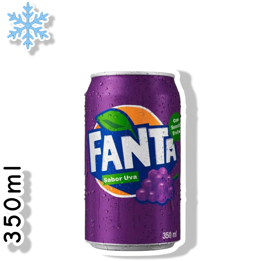 FANTA LATA 350ML - UVA
