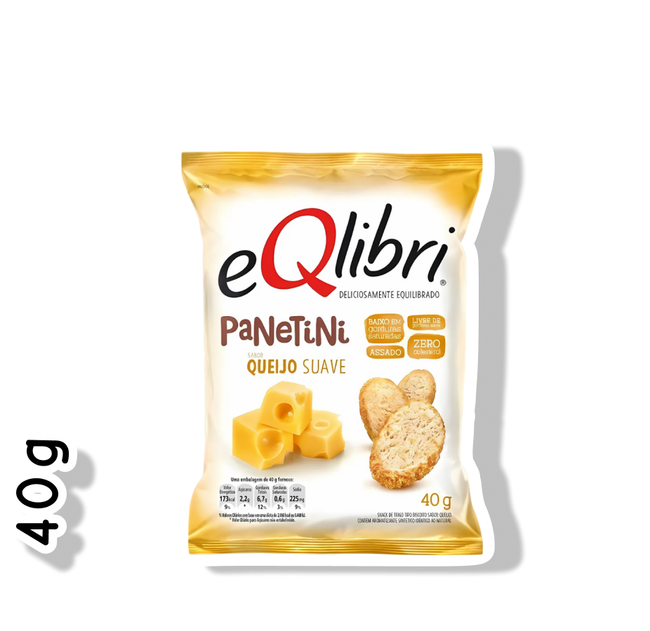 ELMA CHIPS EQLIBRI PANETINE 40G - QUEIJO SUAVE