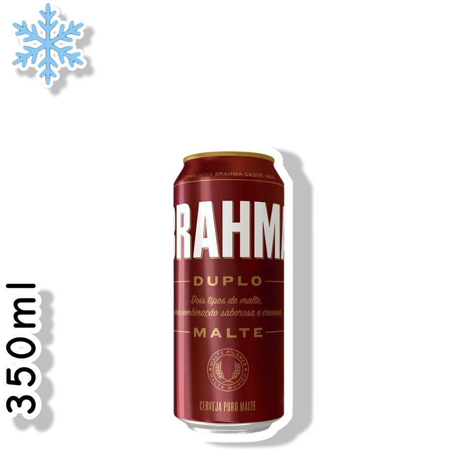 BRAHMA LATA 350ML - DUPLO MALTE