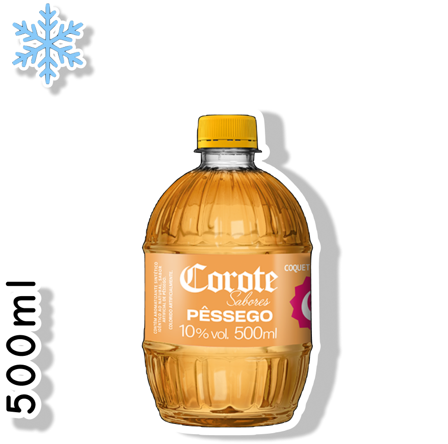 COROTE GARRAFA 500ML  - PESSEGO
