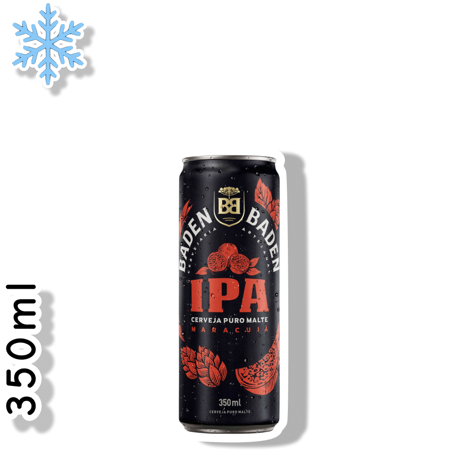 BADEN BADEN LATA 350ML - IPA MARACUJÁ