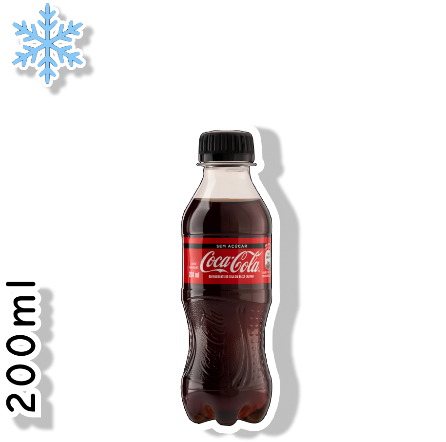 COCA COLA GARRAFA 200ML - ZERO