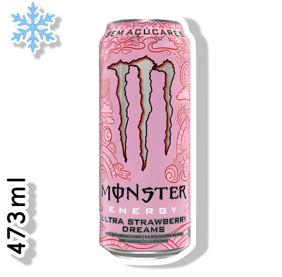 MONSTER LATA 473ML - STRAWBERRY