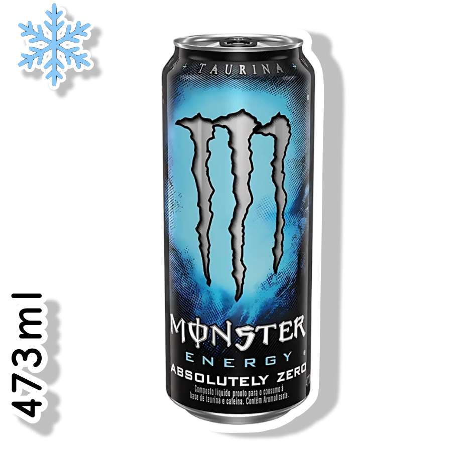 MONSTER LATA 473ML - ABSOLUTELY ZERO