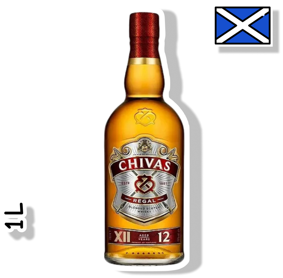 CHIVAS REGAL GARRAFA 750ML - 12y