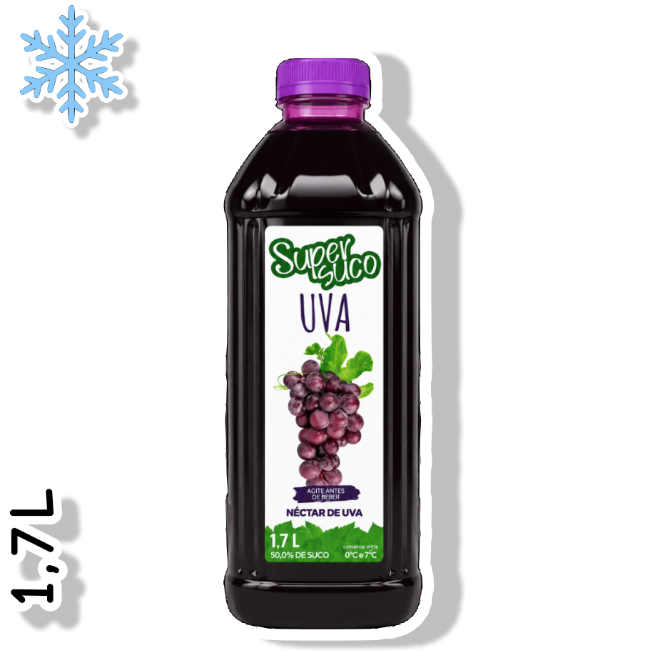 SUPER SUCO GARRAFA 1.7L  - UVA
