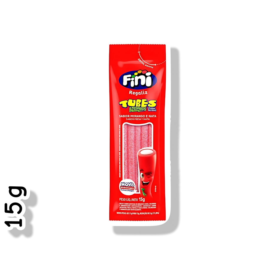 FINI GELATINA 15G - TUBES AZEDINHO