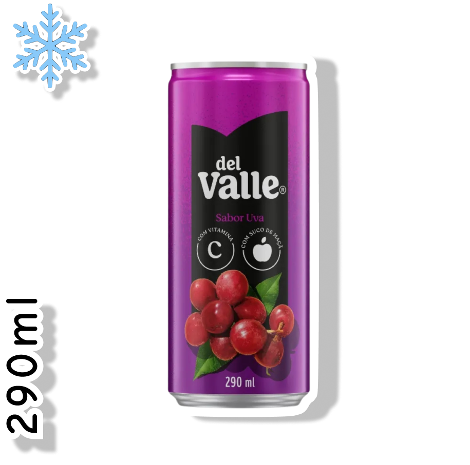 DEL VALLE LATA 290ML - UVA