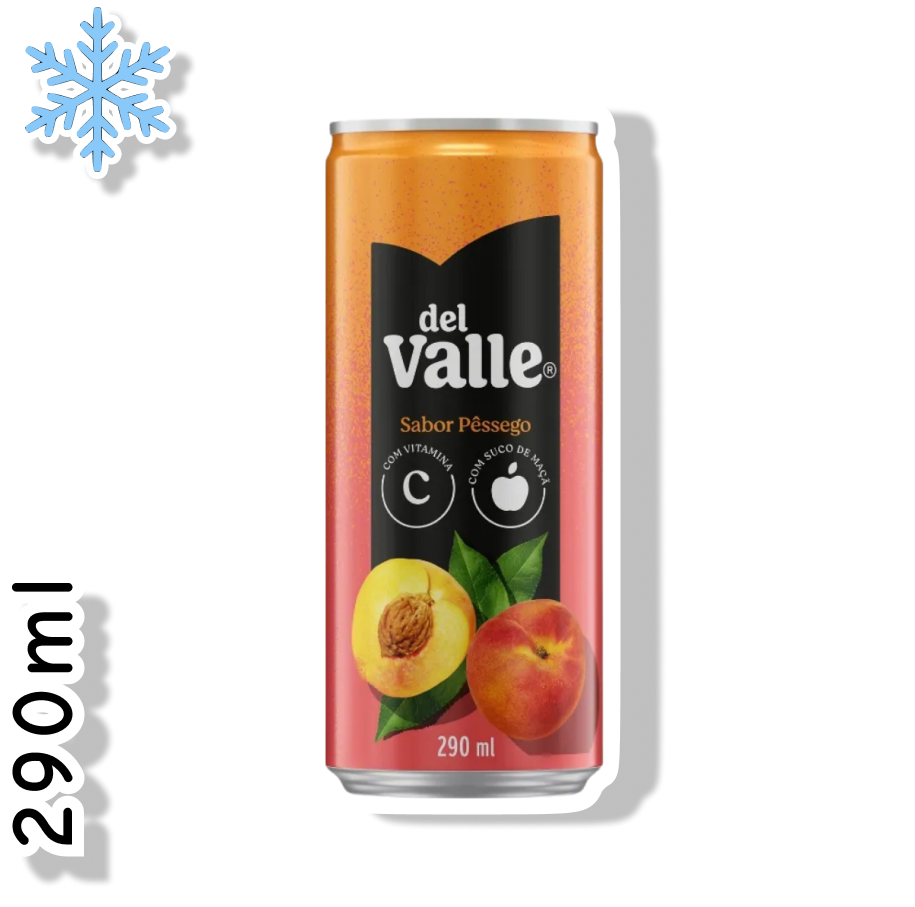 DEL VALLE LATA 290ML - PÊSSEGO