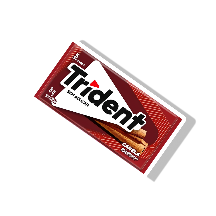 TRIDENT CHICLETE 8G - CANELA