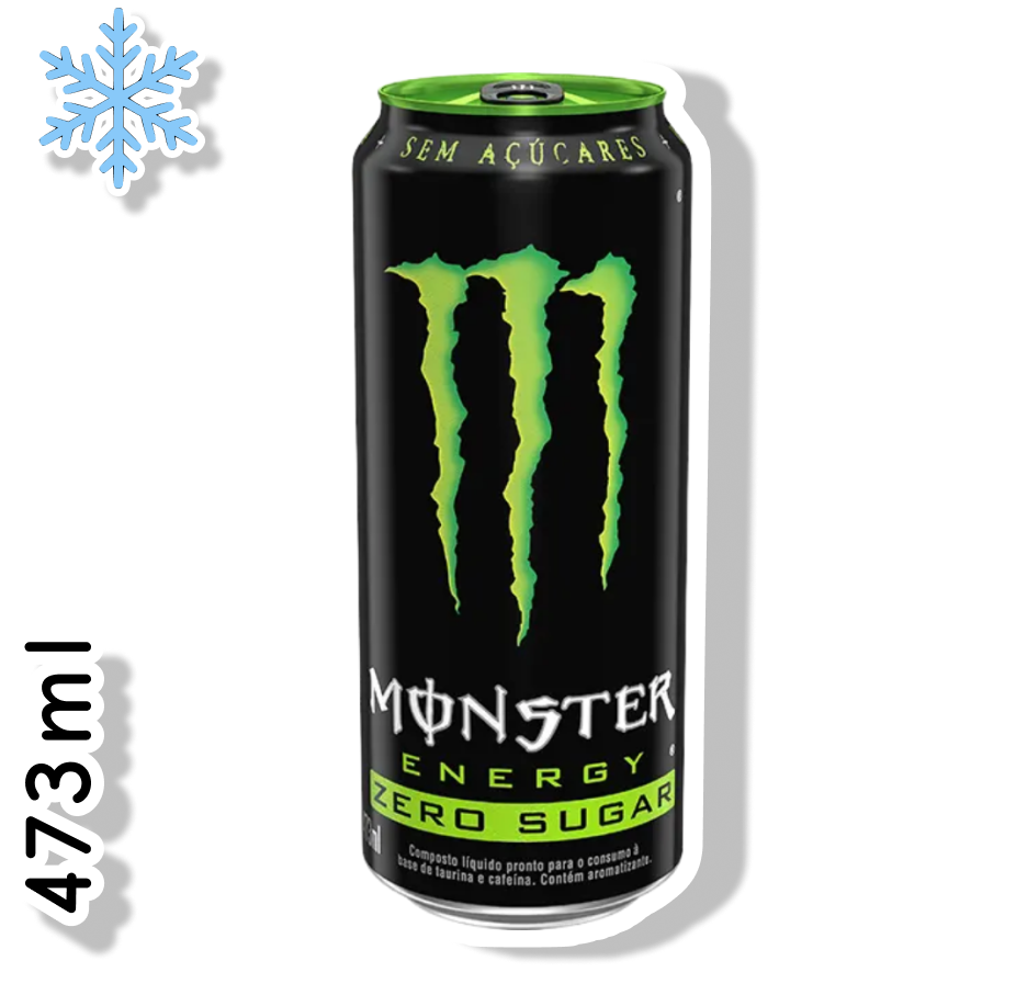 MONSTER LATA 473ML - ENERGY ZERO
