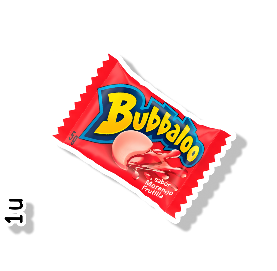 BUBBALOO CHICLETE 5G - MORANGO