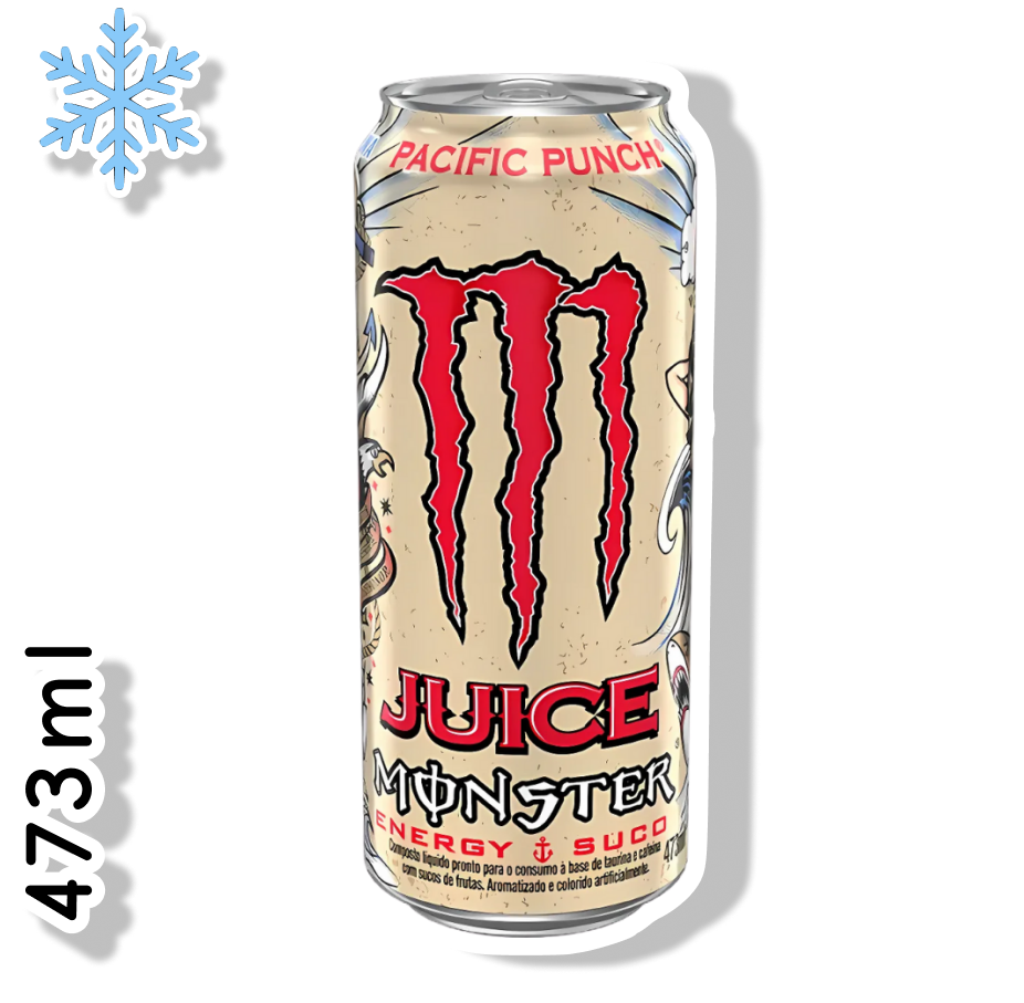 MONSTER LATA 473ML - PACIFIC PUNCH
