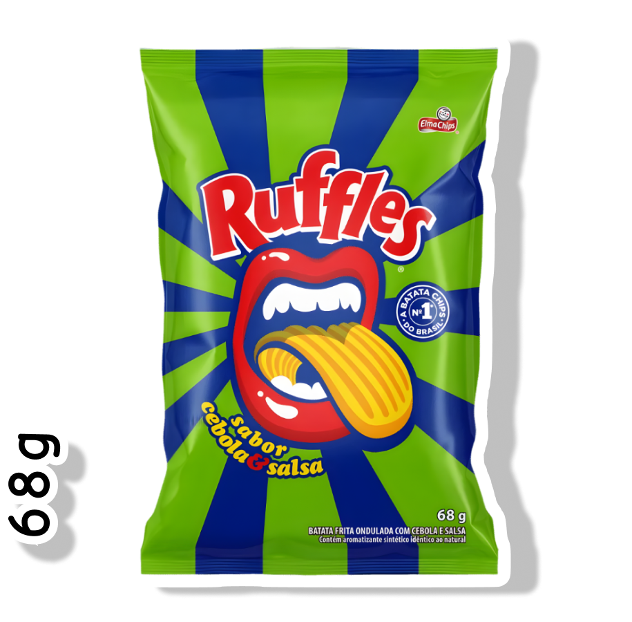 ELMA CHIPS RUFFLES 68G - CEBOLA E SALSA