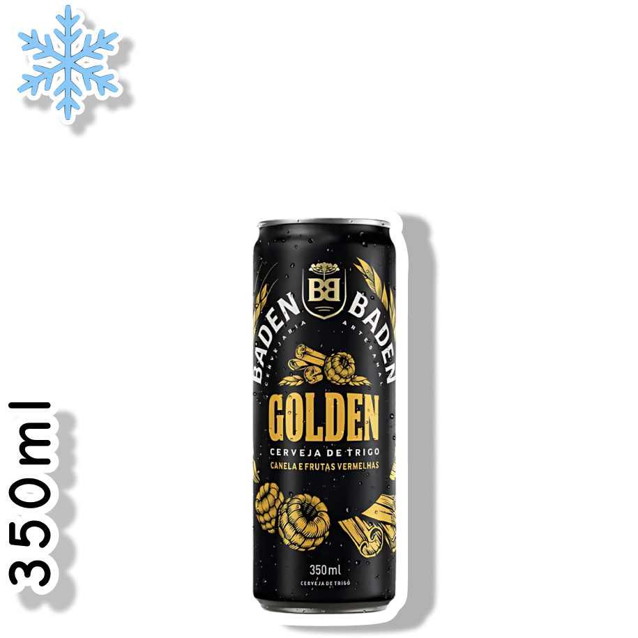 BADEN BADEN LATA 350ML - GOLDEN ALE CANELA E FRUTAS VERMELHAS
