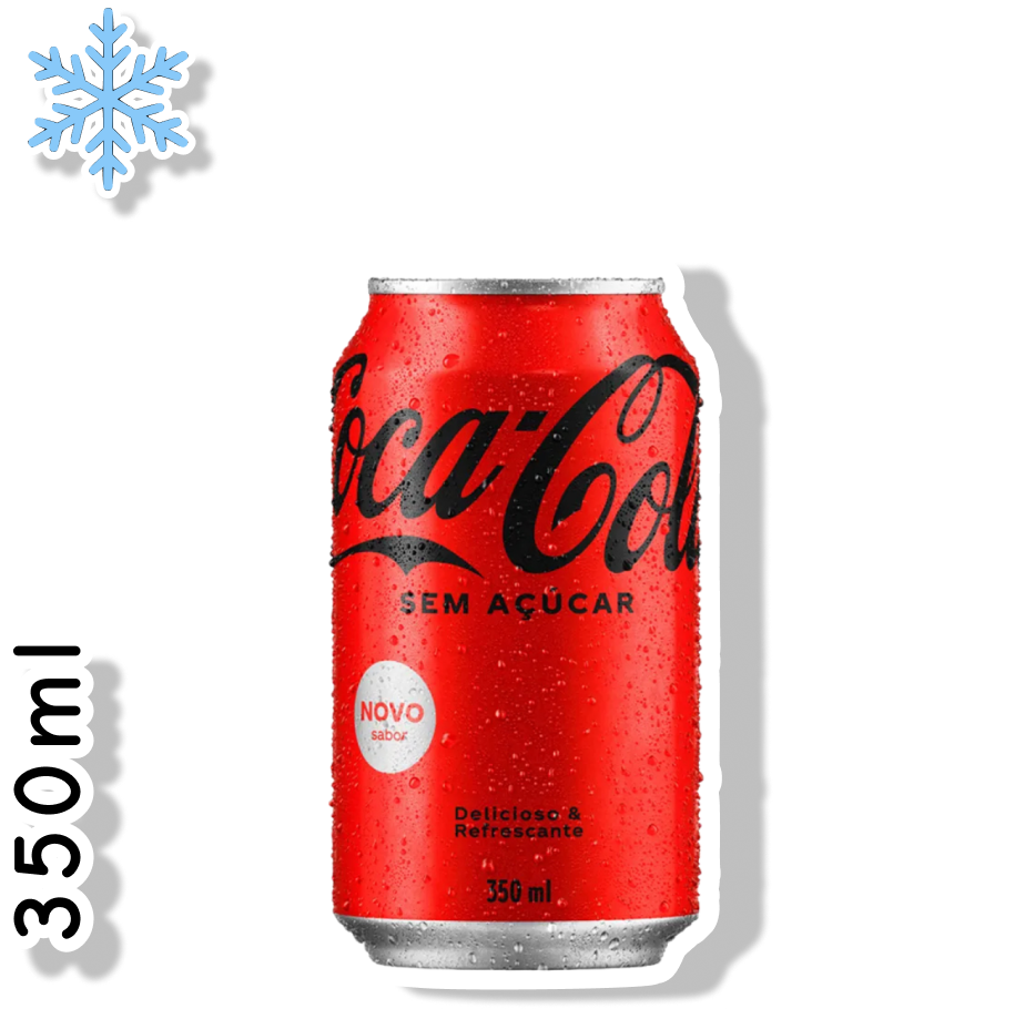 COCA COLA LATA 350ML - ZERO