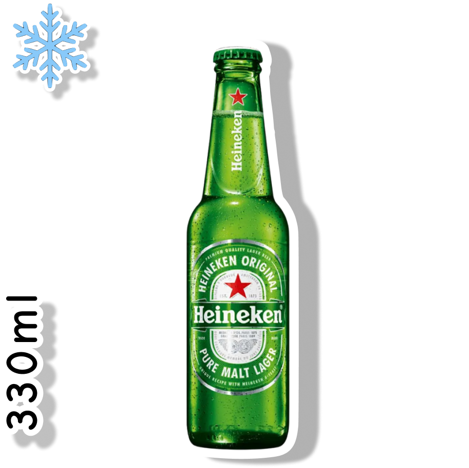 HEINEKEN LONG 330ML - LAGER PURO-MALTE