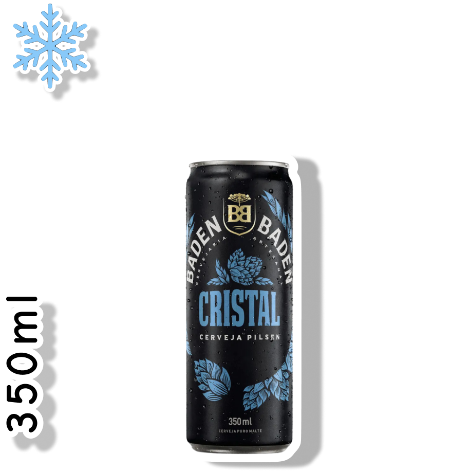 BADEN BADEN LATA 350ML - CRISTAL PILSEN