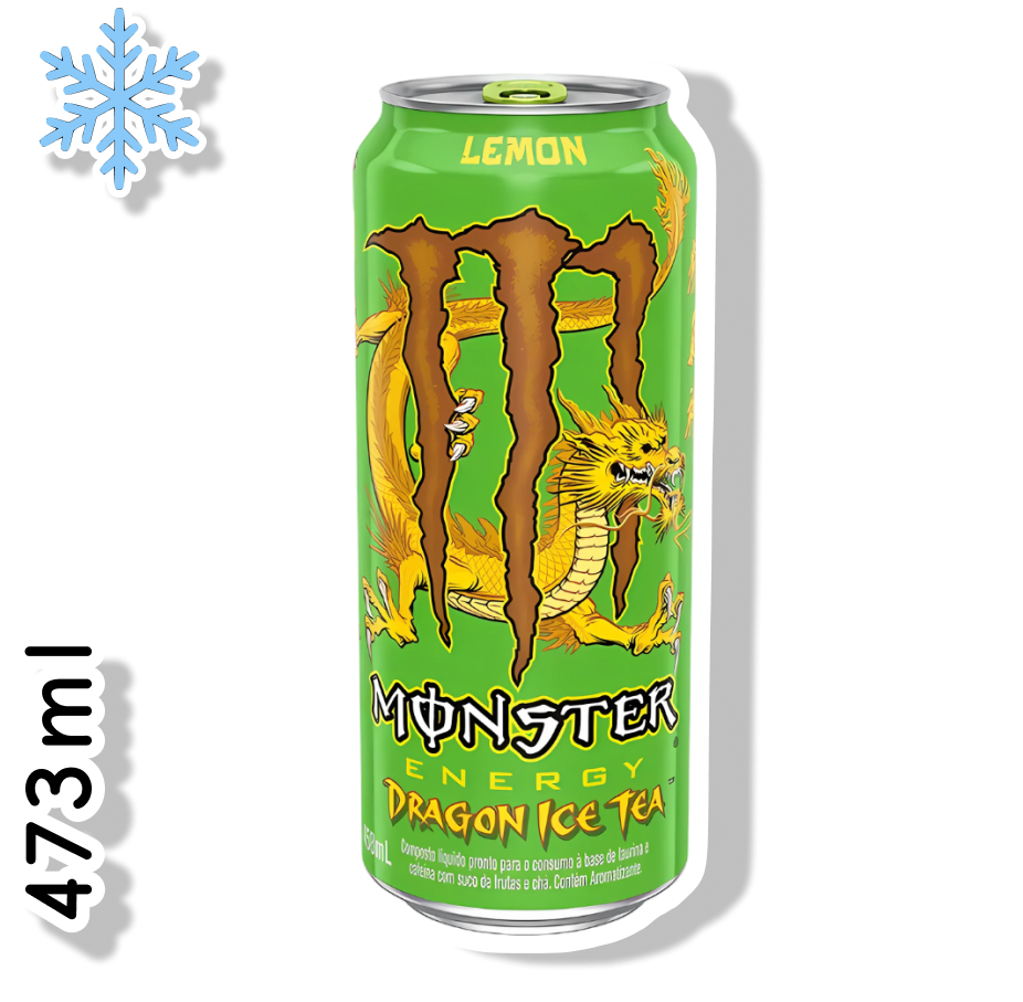 MONSTER LATA 473ML - ICE TEA LIMÃO