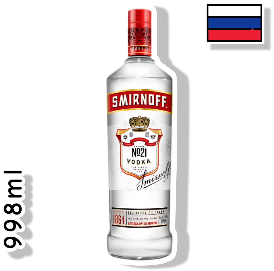 SMIRNOFF GARRAFA 998ML - ORIGINAL