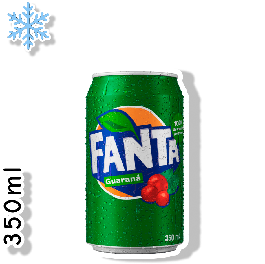 FANTA LATA 350ML - GUARANÁ