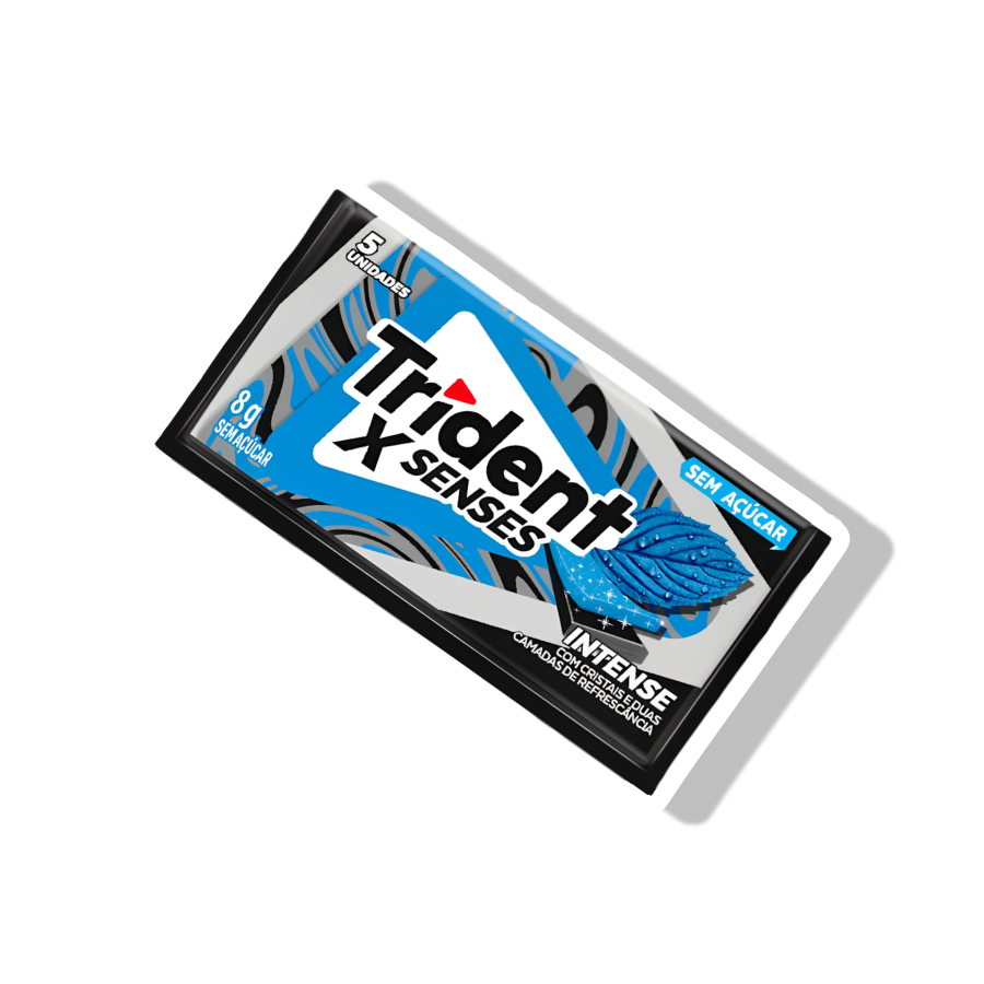 TRIDENT CHICLETE 8G - INTENSE
