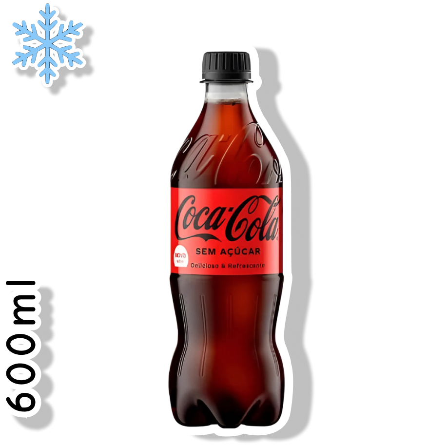 COCA COLA PET 600ML - ZERO