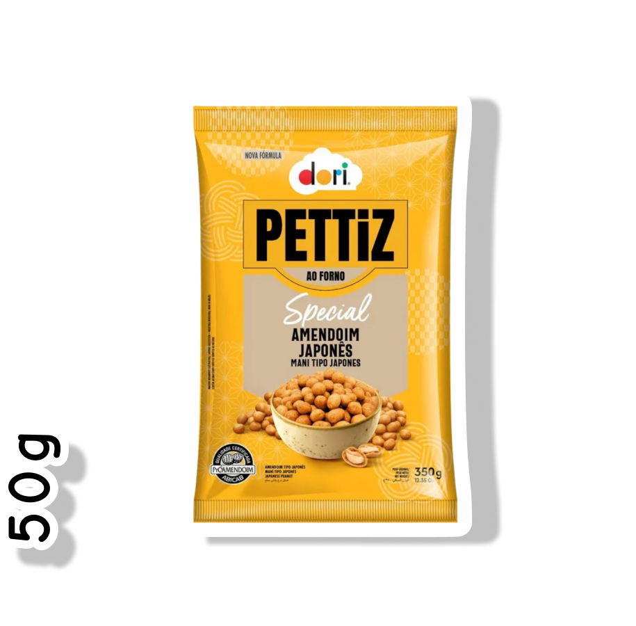 PETTIZ AMENDOIM 50G - JAPONÊS