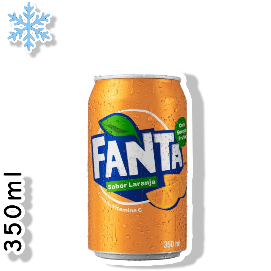 FANTA LATA 350ML - LARANJA