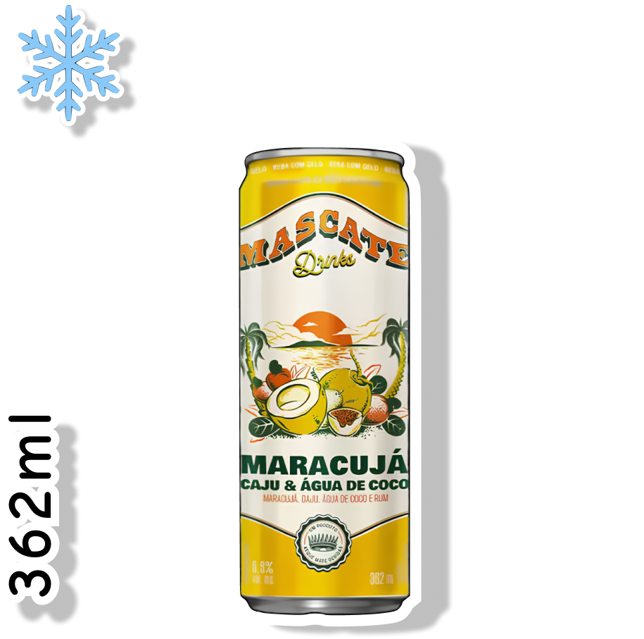 MASCATE LATA 362ML - CAJU & MARACUJÁ