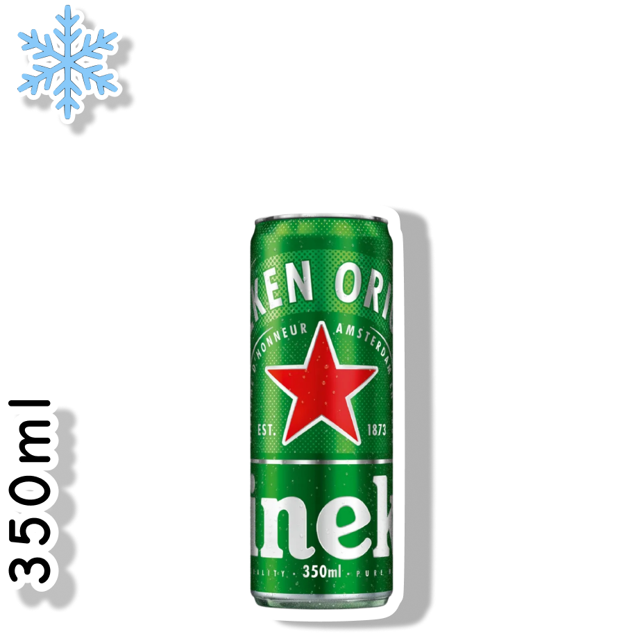 HEINEKEN LATA 350ML - LAGER PURO-MALTE