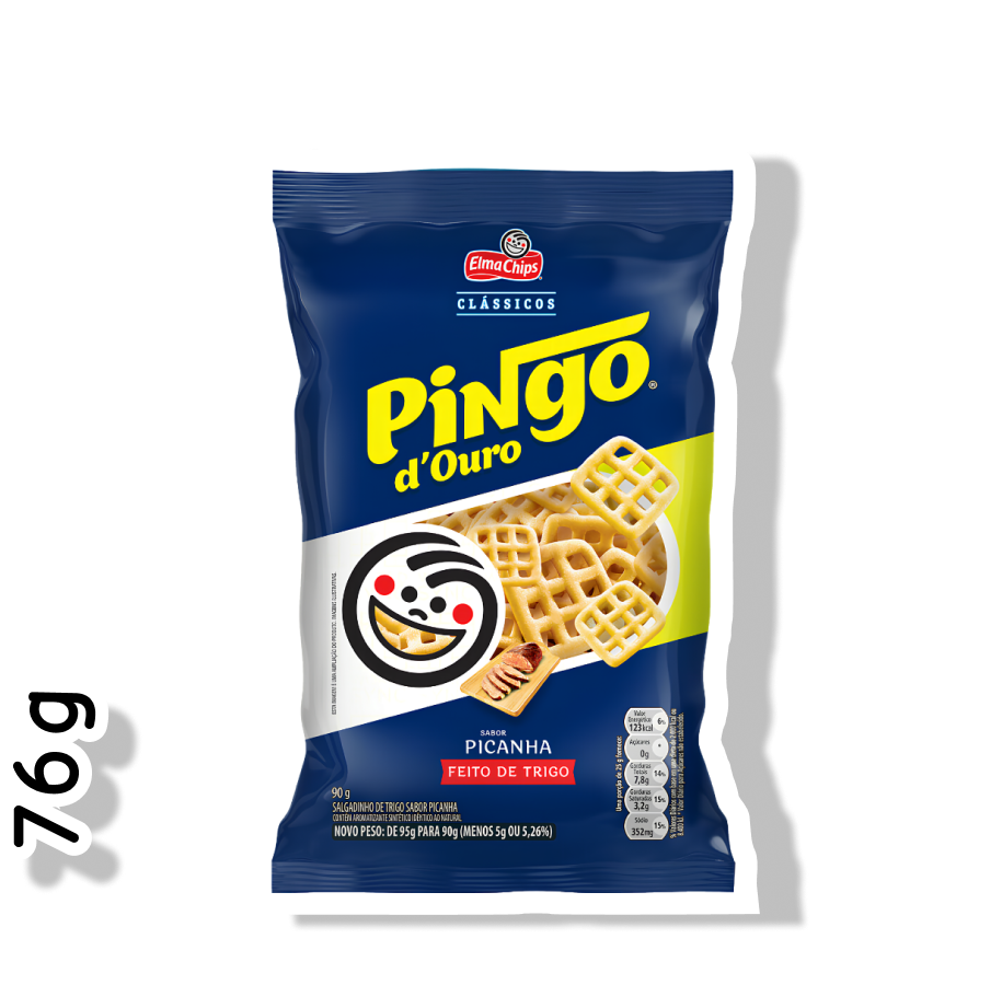 ELMA CHIPS PINGO D'OURO 76G - PICANHA