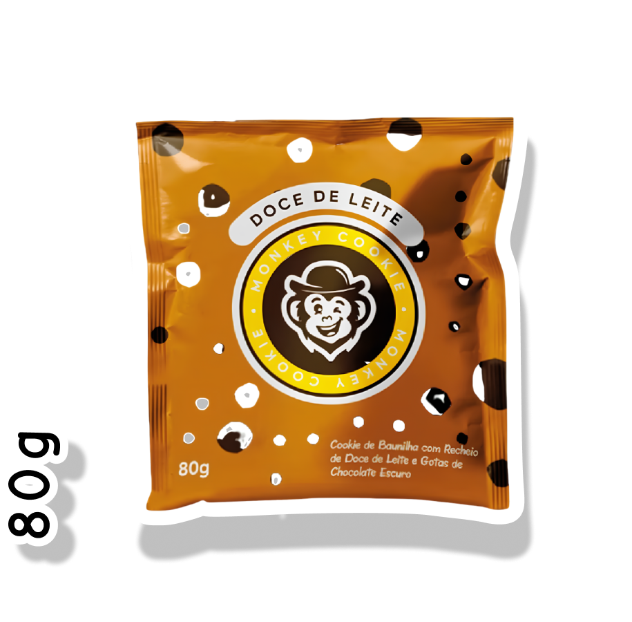 MONKEY COOKIE 80G - DOCE DE LEITE