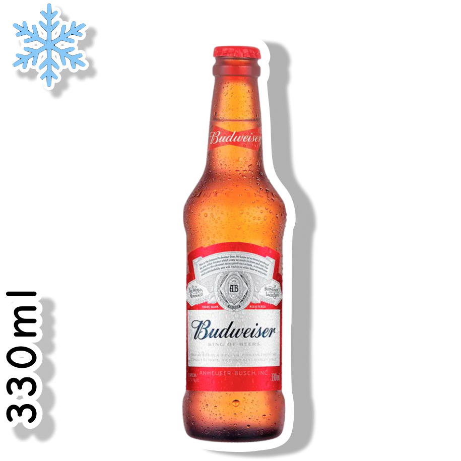 BUDWEISER LONG 330ML - AMERICAN LAGER