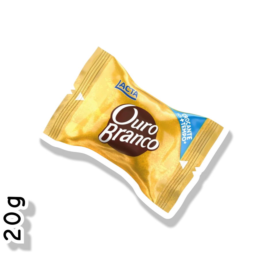 LACTA BOMBOM 20G - OURO BRANCO