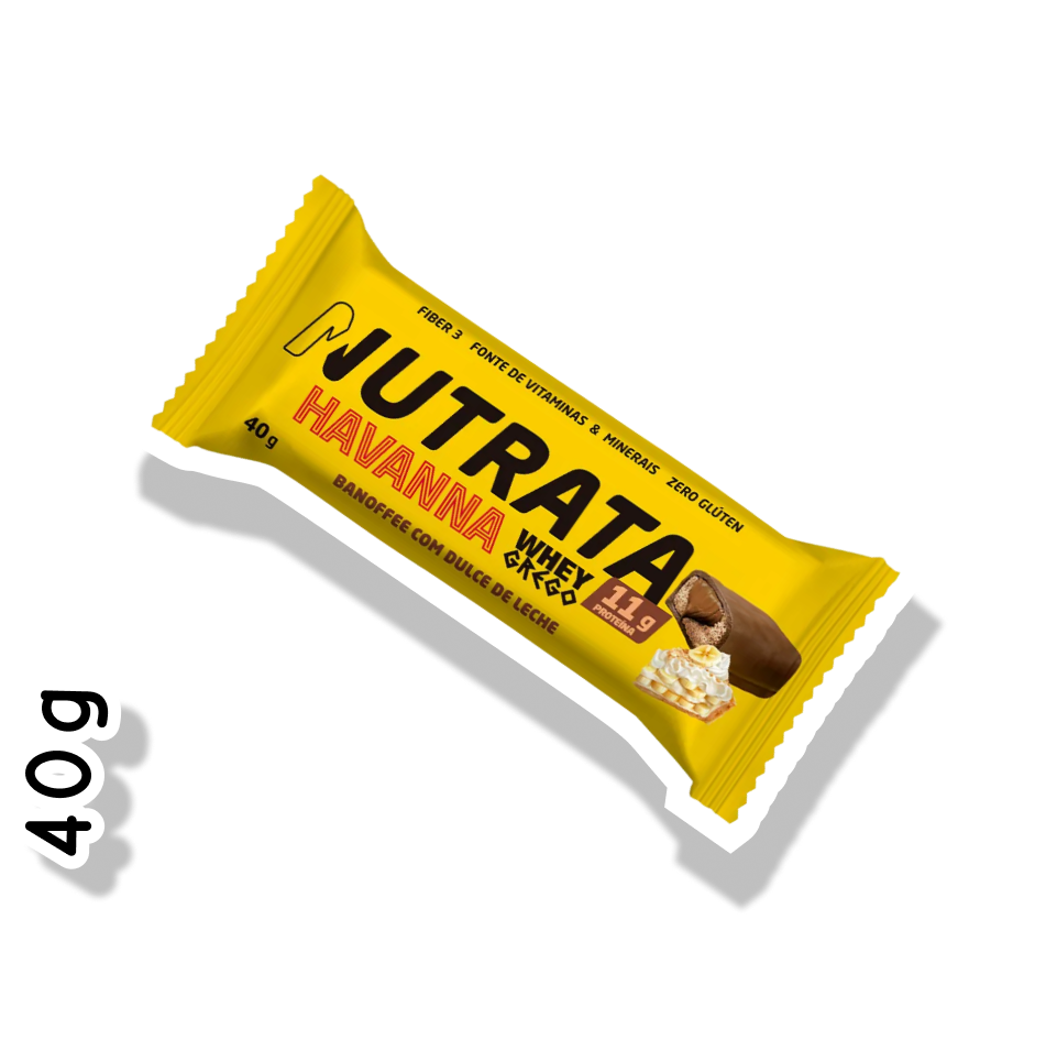 NUTRATA BARRA 40G - BANOFFEE E DULCE DE LECHE