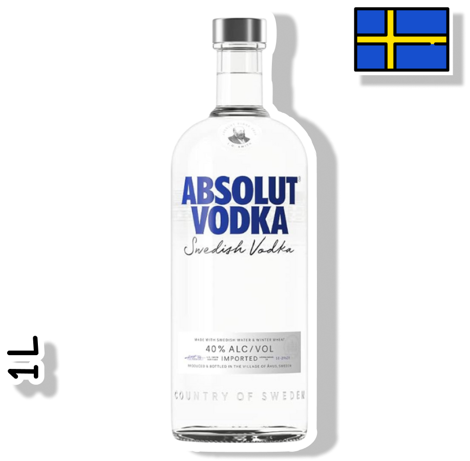 ABSOLUT GARRAFA 1L - TRADICIONAL